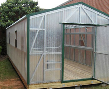 A 12' x 30' greenhouse is great for a nursery or learning environment such as educational.
